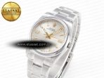 Rolex Oyster Perpetual 126000 36mm BPF 1:1 Best Edition 904L Steel Silver White Dial A3230
