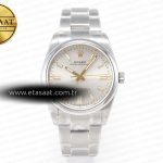Rolex Oyster Perpetual 126000 36mm Bpf Gümüş Beyaz A3230 Eta Saat - Görsel 3 - 1:1 Süper Klon Saat