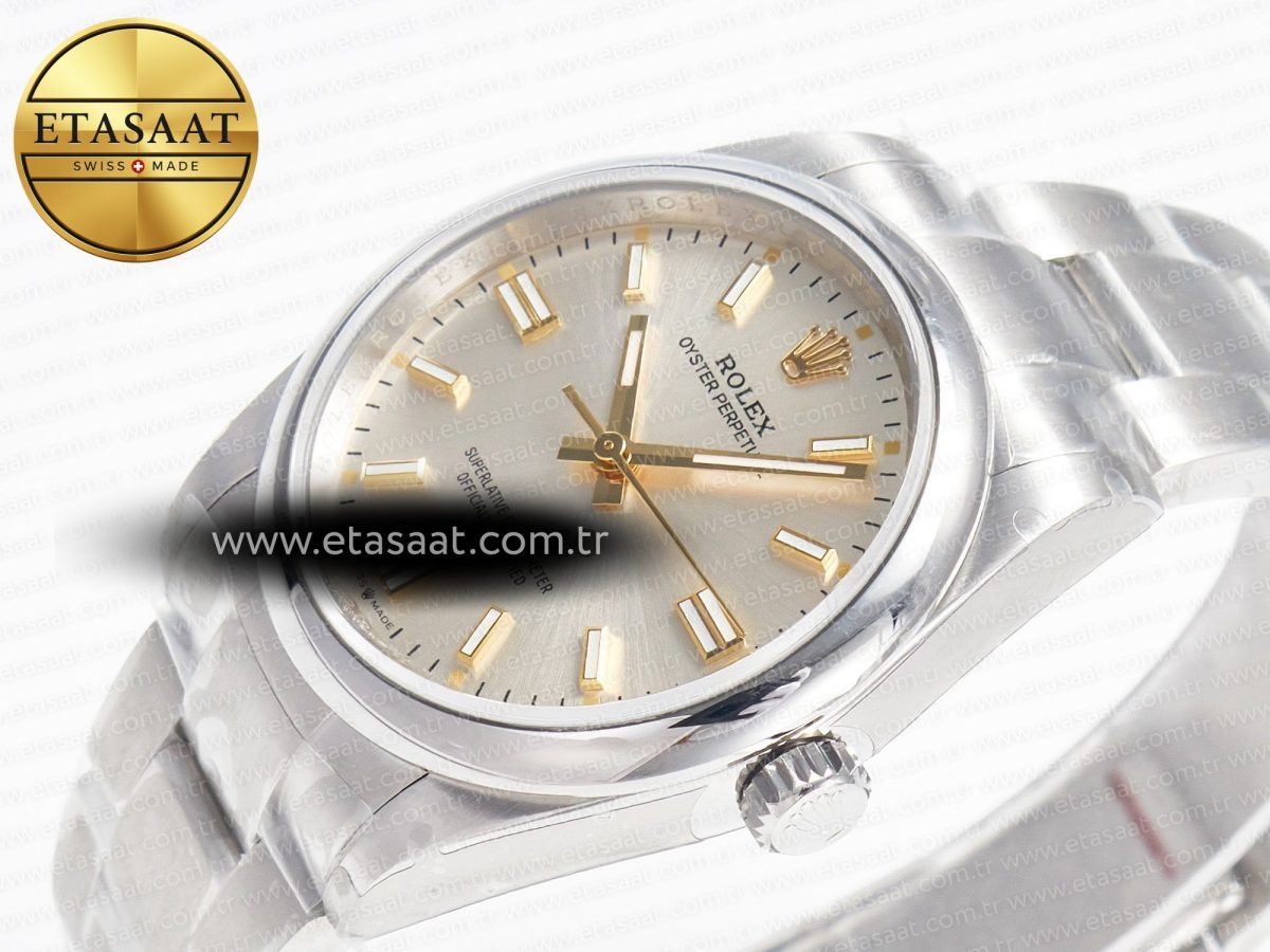 Rolex Oyster Perpetual 126000 36mm BPF 1:1 Best Edition 904L Steel Silver White Dial A3230 - Görsel 6