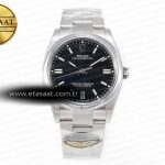 Rolex Oyster Perpetual 126000 36mm Clean Siyah VR3230 Eta Saat - Görsel 3 - 1:1 Süper Klon Saat