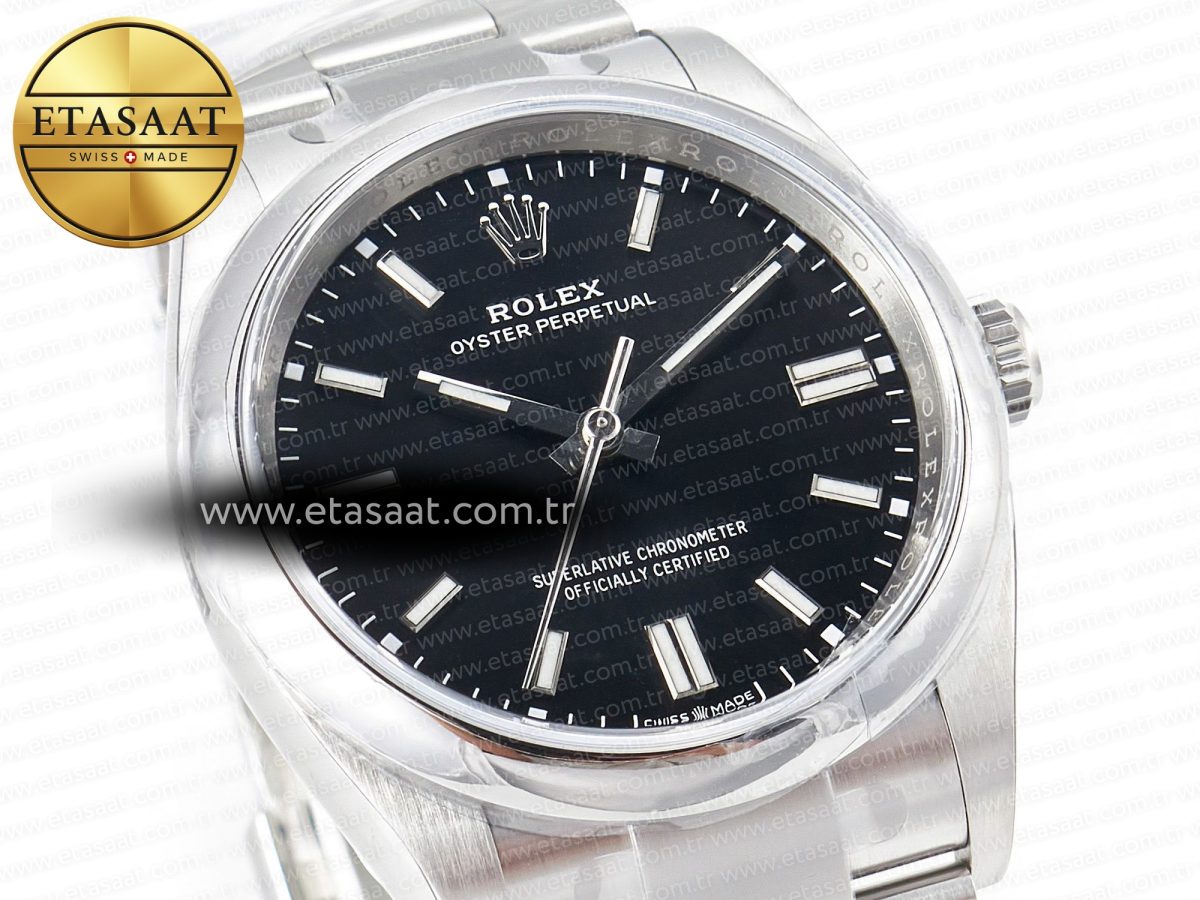 Rolex Oyster Perpetual 126000 36mm Clean 1:1 Best Edition 904L Steel Black Dial VR3230 - Görsel 5