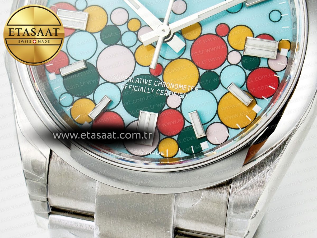 Rolex Oyster Perpetual 126000 36mm VSF 1:1 Best Edition 904L Steel Celebration Dial VS3235 - Görsel 12