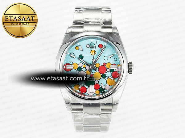 Rolex Oyster Perpetual 126000 36mm VSF Celebration VS3235 Eta Saat - 1:1 Süper Klon Replika Saat
