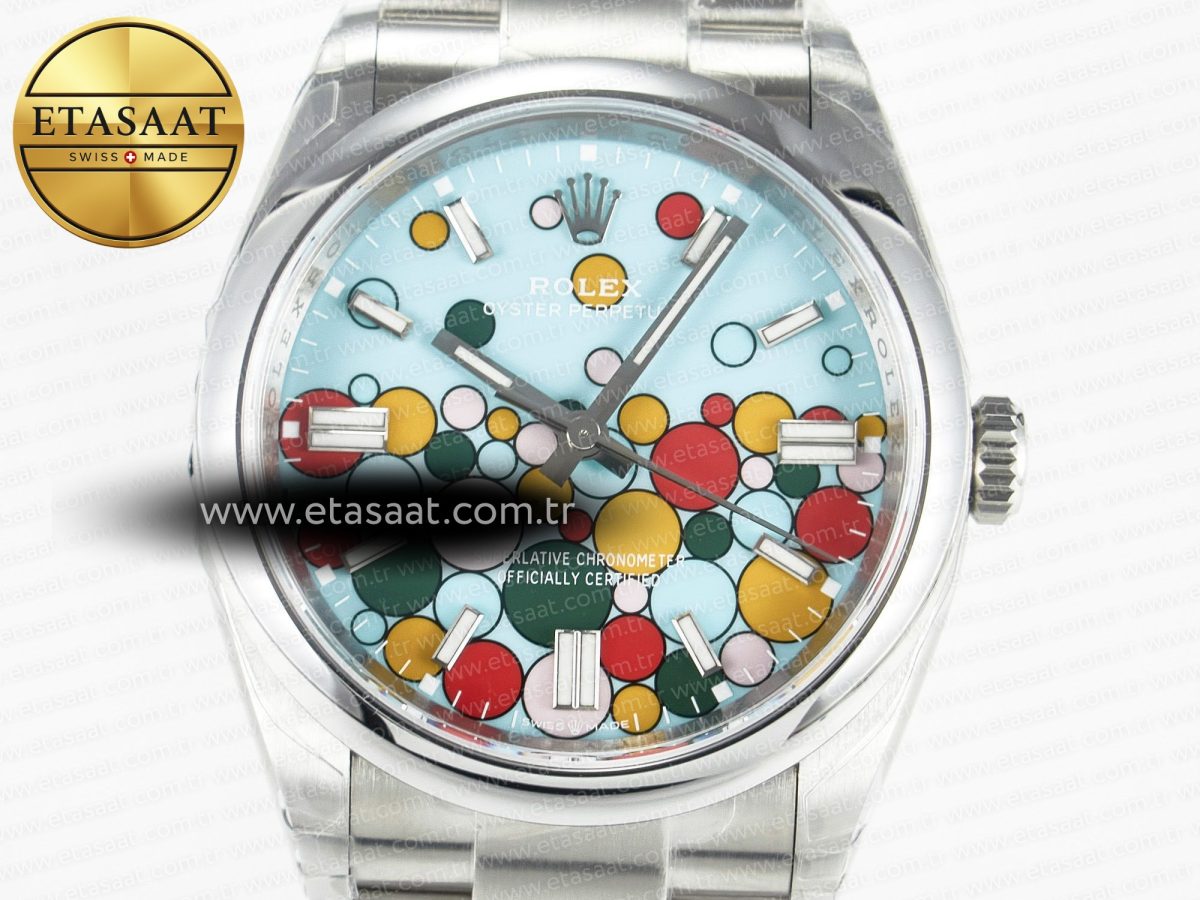 Rolex Oyster Perpetual 126000 36mm VSF 1:1 Best Edition 904L Steel Celebration Dial VS3235 - Görsel 4