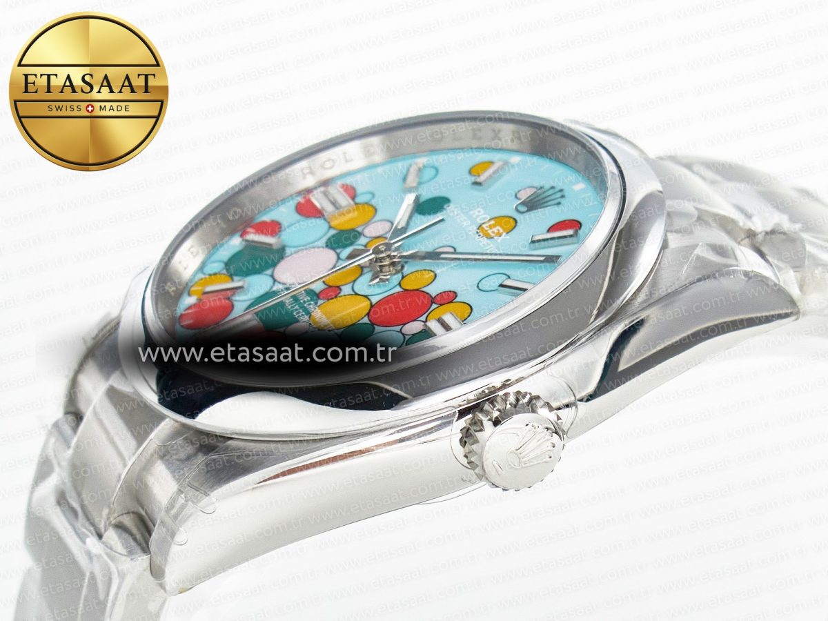 Rolex Oyster Perpetual 126000 36mm VSF 1:1 Best Edition 904L Steel Celebration Dial VS3235 - Görsel 6