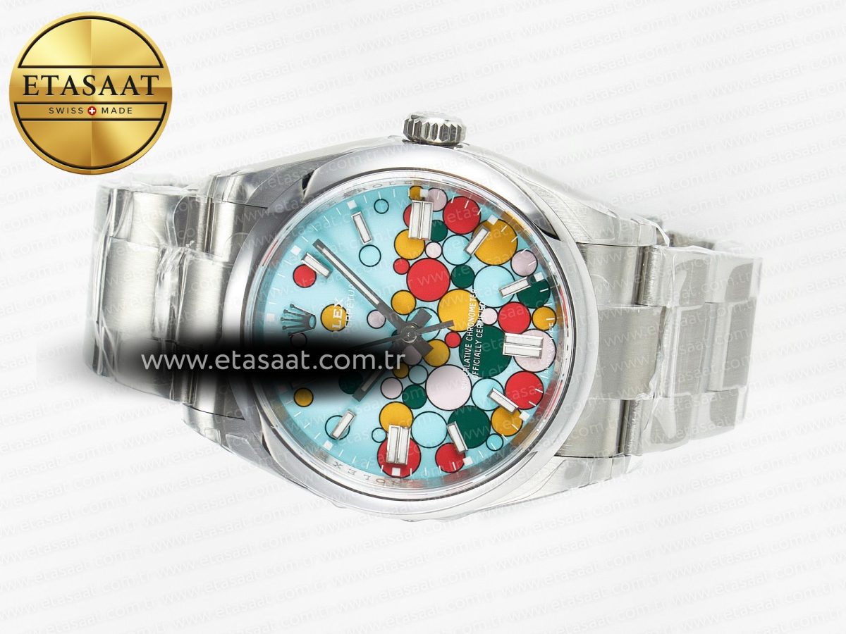 Rolex Oyster Perpetual 126000 36mm VSF 1:1 Best Edition 904L Steel Celebration Dial VS3235 - Görsel 9