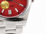 Rolex Oyster Perpetual 126000 41mm Clean 1:1 Best Edition 904L Steel Red Dial VR3230 - Görsel 10