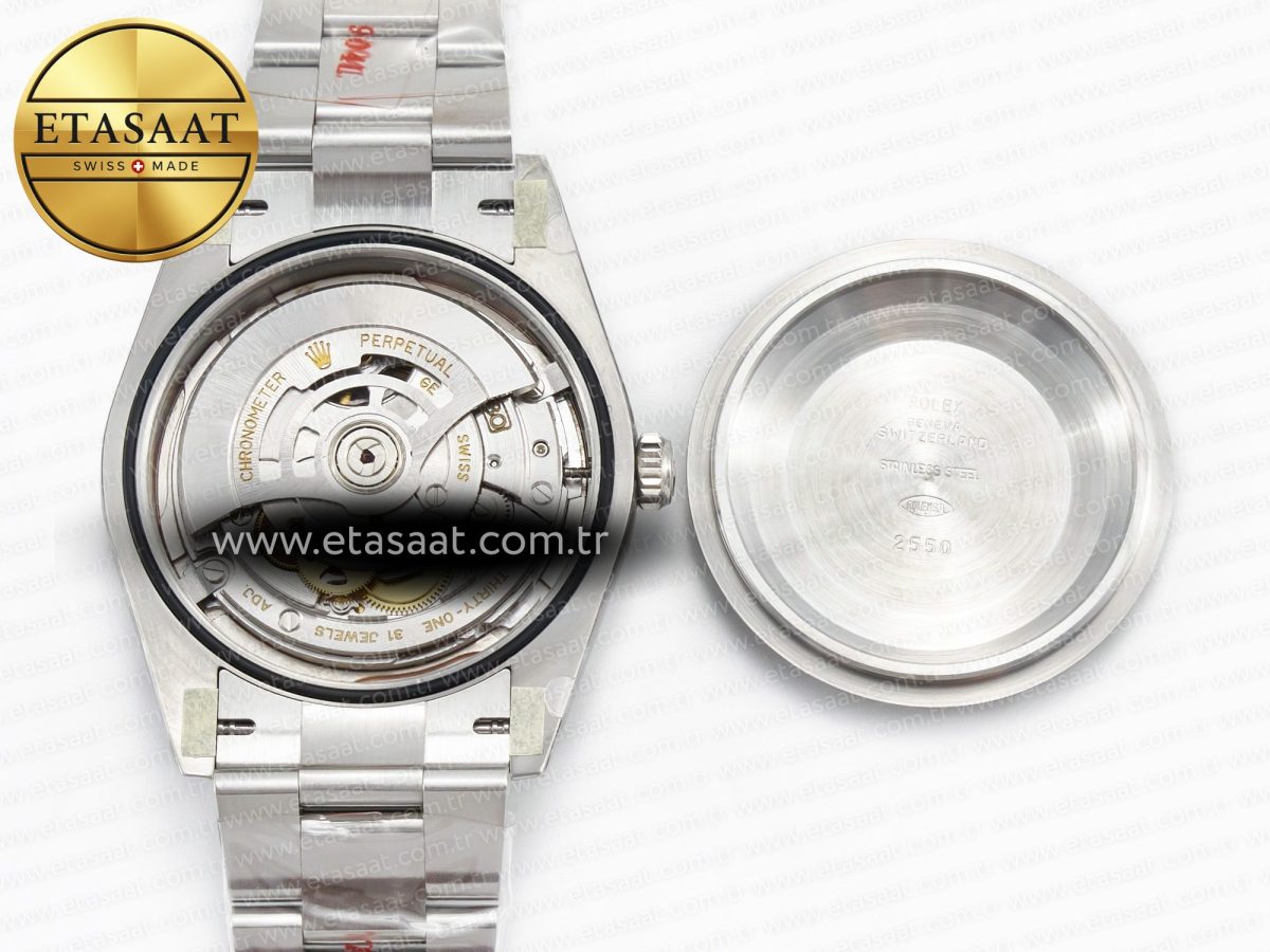 Rolex Oyster Perpetual 126000 41mm Clean 1:1 Best Edition 904L Steel Red Dial VR3230 - Görsel 17