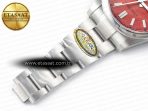 Rolex Oyster Perpetual 126000 41mm Clean 1:1 Best Edition 904L Steel Red Dial VR3230 - Görsel 25