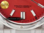 Rolex Oyster Perpetual 126000 41mm Clean 1:1 Best Edition 904L Steel Red Dial VR3230 - Görsel 9