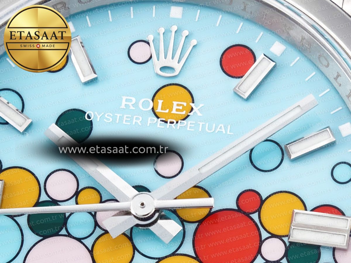 Rolex Oyster Perpetual 36mm 126000 Clean 1:1 Best Edition 904L Steel Celebration Dial on SS Bracelet VR3230 - Görsel 10