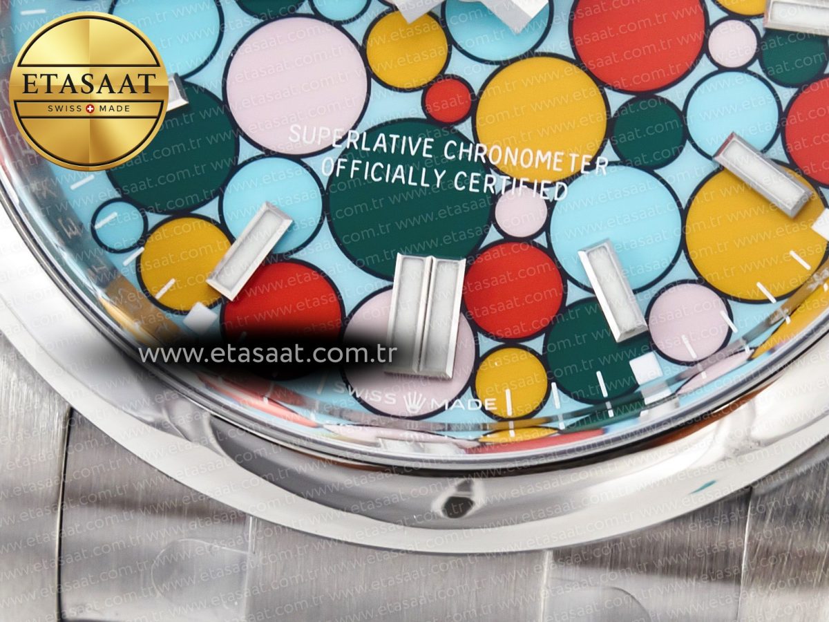 Rolex Oyster Perpetual 36mm 126000 Clean 1:1 Best Edition 904L Steel Celebration Dial on SS Bracelet VR3230 - Görsel 11