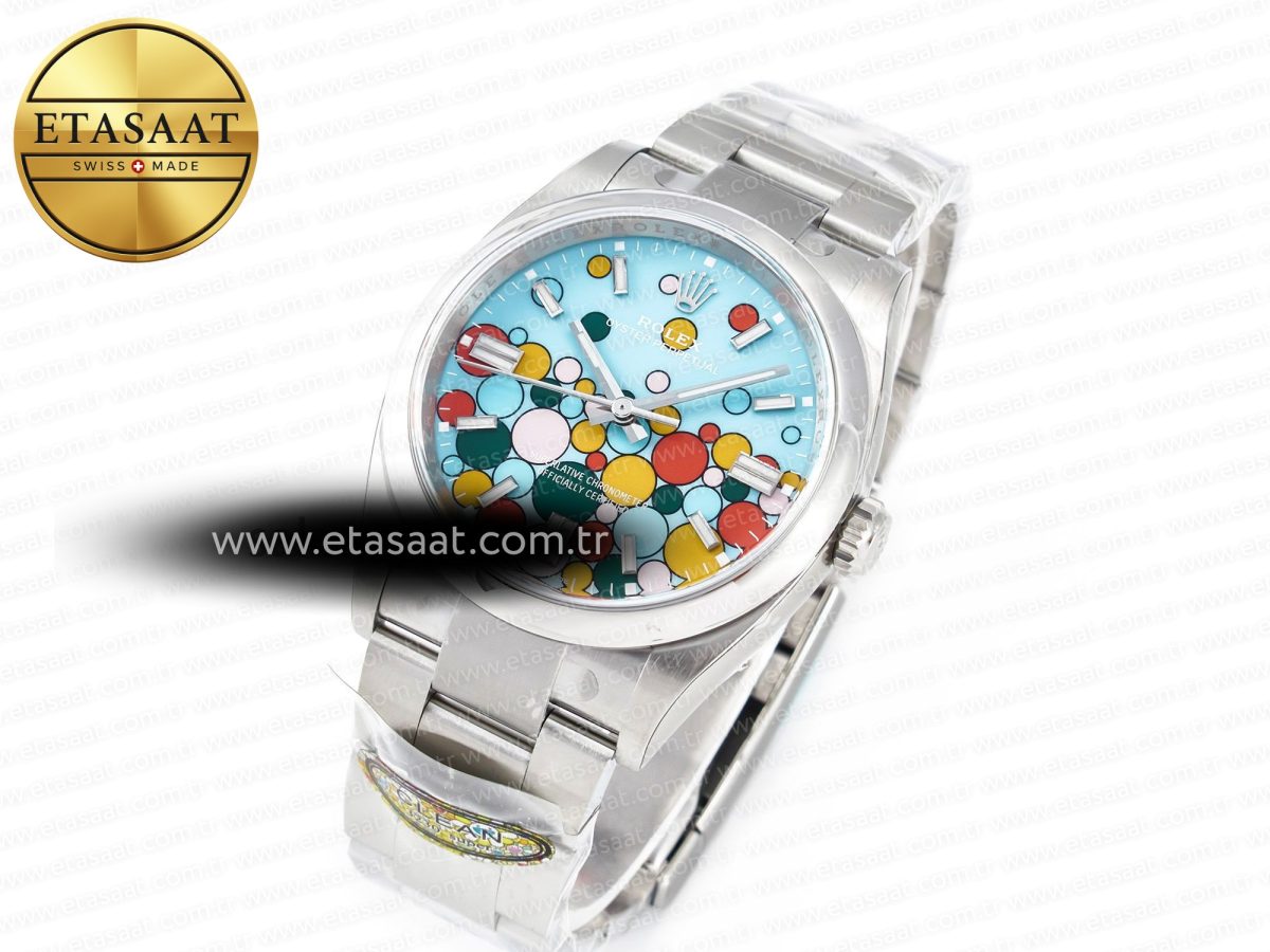 Rolex Oyster Perpetual 36mm 126000 Clean 1:1 Best Edition 904L Steel Celebration Dial on SS Bracelet VR3230 - Görsel 2