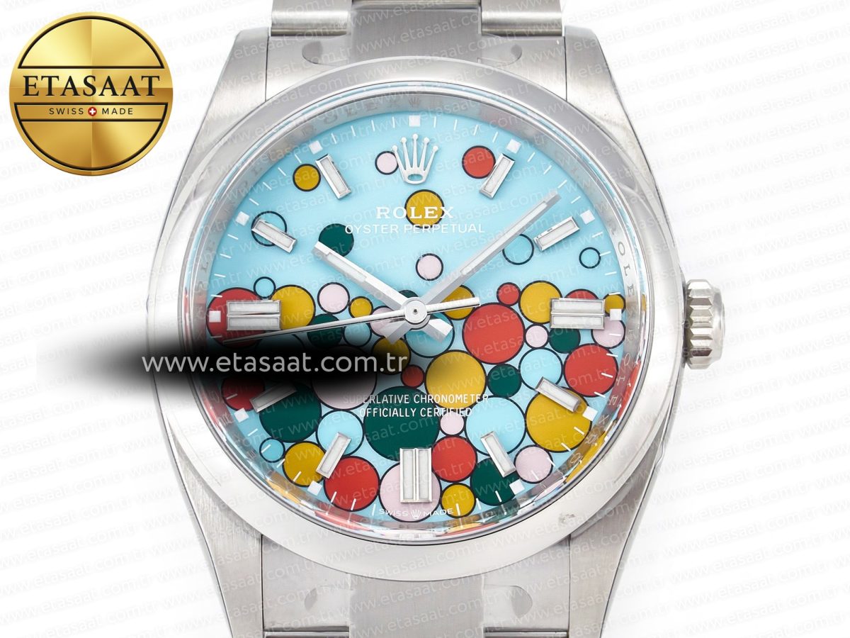 Rolex Oyster Perpetual 36mm 126000 Clean 1:1 Best Edition 904L Steel Celebration Dial on SS Bracelet VR3230 - Görsel 4