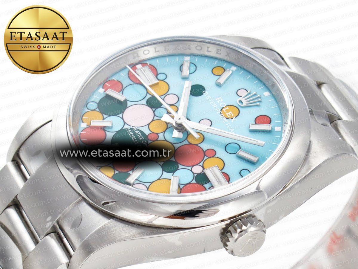 Rolex Oyster Perpetual 36mm 126000 Clean 1:1 Best Edition 904L Steel Celebration Dial on SS Bracelet VR3230 - Görsel 6