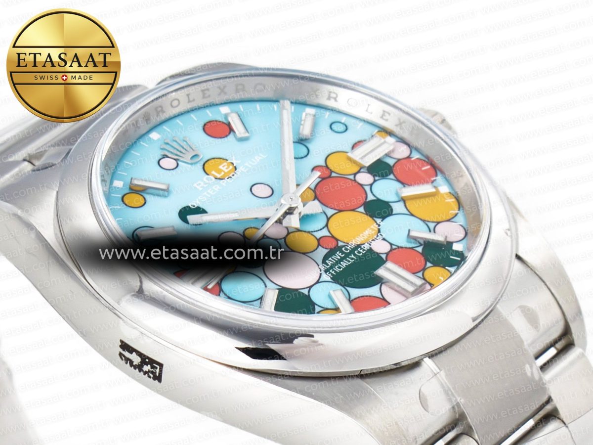 Rolex Oyster Perpetual 36mm 126000 Clean 1:1 Best Edition 904L Steel Celebration Dial on SS Bracelet VR3230 - Görsel 7