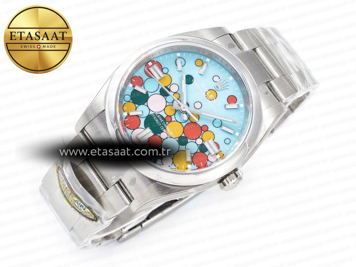 Rolex Oyster Perpetual 36mm 126000 Clean 1:1 Best Edition 904L Steel Celebration Dial on SS Bracelet VR3230 - Görsel 8