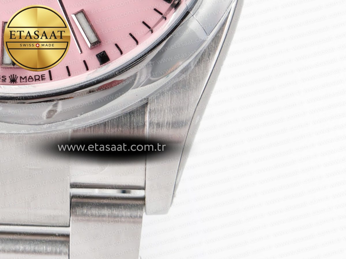 Rolex Oyster Perpetual 36mm 126000 Clean 1:1 Best Edition 904L Steel Pink Dial on SS Bracelet VR3230 - Görsel 12