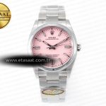 Rolex Oyster Perpetual 36mm 126000 Clean Pembe VR3230 Eta Saat - Görsel 3 - 1:1 Süper Klon Saat