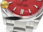 Rolex Oyster Perpetual 36mm 126000 Clean 1:1 Best Edition 904L Steel Red Dial on SS Bracelet VR3230 - Görsel 12