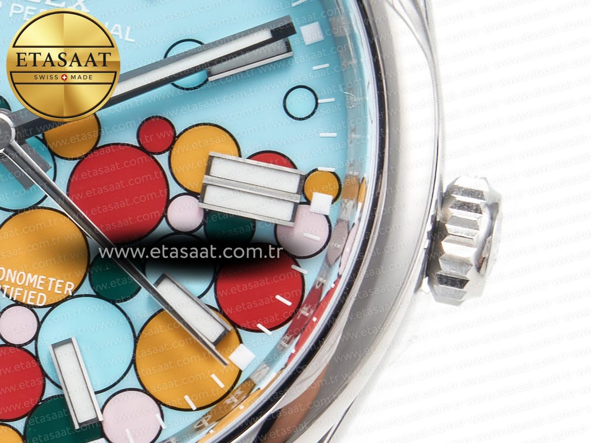 Rolex Oyster Perpetual 41mm 124300 Clean 1:1 Best Edition 904L Steel Balloon Dial on SS Bracelet VR3230 - Görsel 11