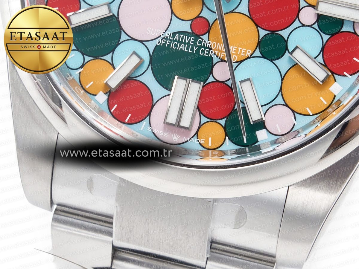 Rolex Oyster Perpetual 41mm 124300 Clean 1:1 Best Edition 904L Steel Balloon Dial on SS Bracelet VR3230 - Görsel 12