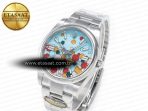 Rolex Oyster Perpetual 41mm 124300 Clean 1:1 Best Edition 904L Steel Balloon Dial on SS Bracelet VR3230 - Görsel 2