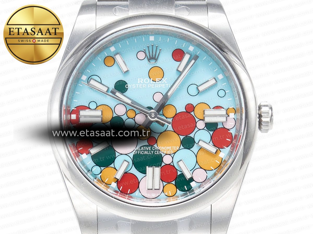 Rolex Oyster Perpetual 41mm 124300 Clean 1:1 Best Edition 904L Steel Balloon Dial on SS Bracelet VR3230 - Görsel 4