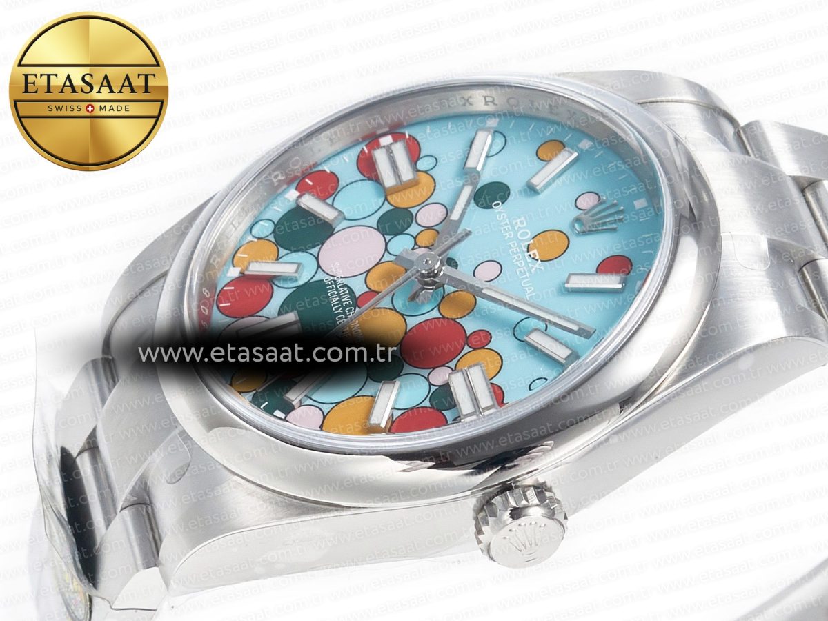 Rolex Oyster Perpetual 41mm 124300 Clean 1:1 Best Edition 904L Steel Balloon Dial on SS Bracelet VR3230 - Görsel 6