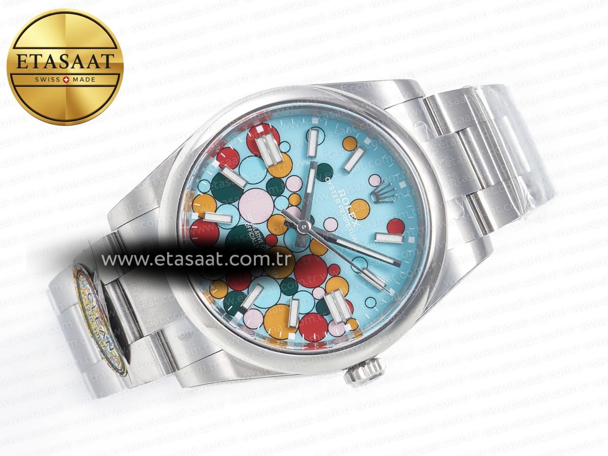 Rolex Oyster Perpetual 41mm 124300 Clean 1:1 Best Edition 904L Steel Balloon Dial on SS Bracelet VR3230 - Görsel 8