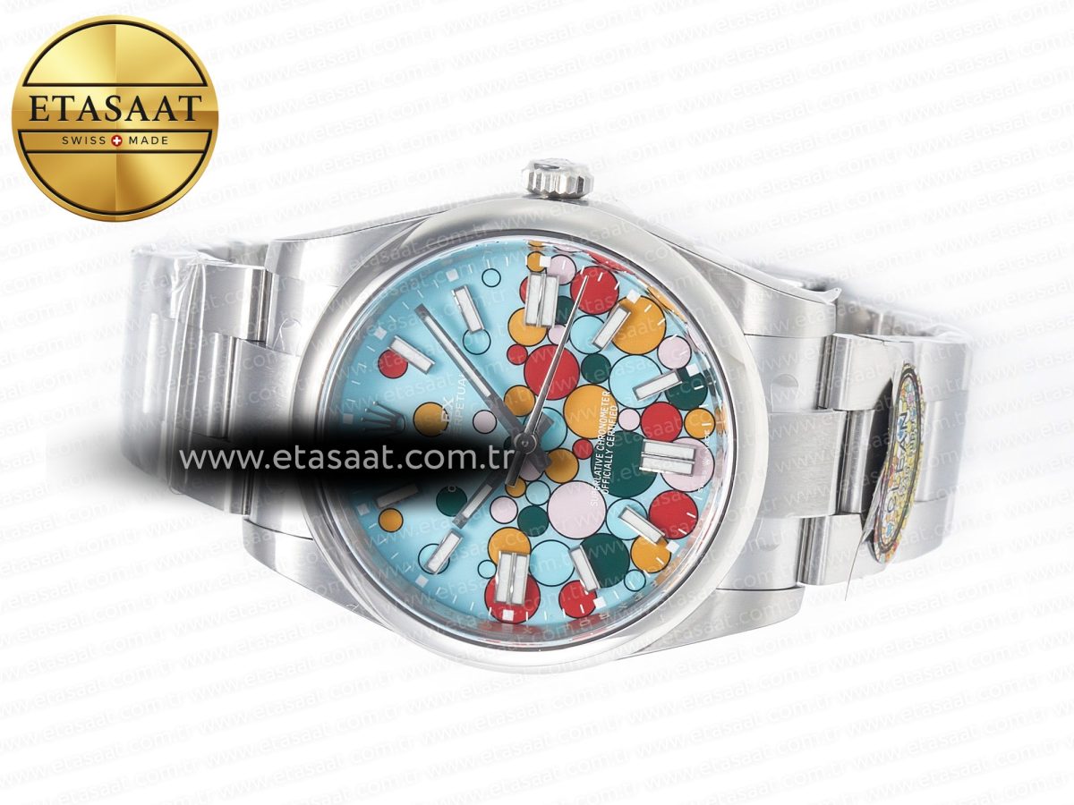 Rolex Oyster Perpetual 41mm 124300 Clean 1:1 Best Edition 904L Steel Balloon Dial on SS Bracelet VR3230 - Görsel 9