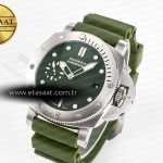 Panerai PAM1055 Luminor Submersible 42mm Verde Militare VSF 1:1 Best Edition on Green Rubber Strap P.900 Clone