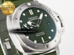 Panerai PAM1055 Luminor Submersible 42mm Verde Militare VSF 1:1 Best Edition on Green Rubber Strap P.900 Clone - Görsel 5