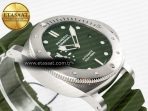 Panerai PAM1055 Luminor Submersible 42mm Verde Militare VSF 1:1 Best Edition on Green Rubber Strap P.900 Clone - Görsel 7