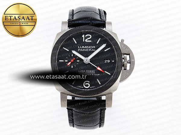 Panerai PAM1096 Siyah Kadran P.9011 Eta Saat - 1:1 Süper Klon Replika Saat