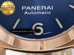 Penerai PAM1112 W TTF 1:1 Best Edition on Blue Leather Strap P9010 - Görsel 13