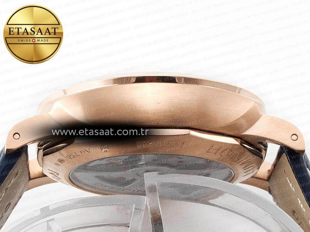 Penerai PAM1112 W TTF 1:1 Best Edition on Blue Leather Strap P9010 - Görsel 16