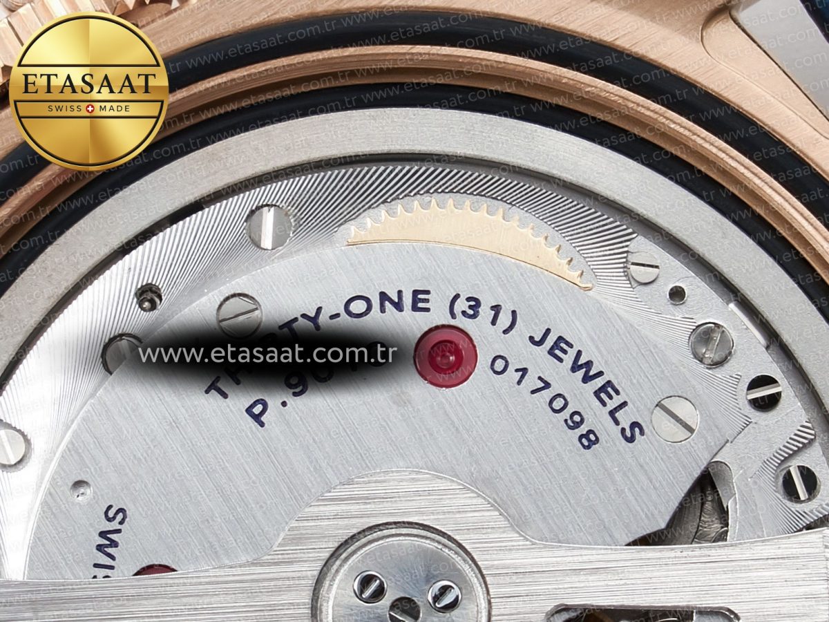Penerai PAM1112 W TTF 1:1 Best Edition on Blue Leather Strap P9010 - Görsel 23