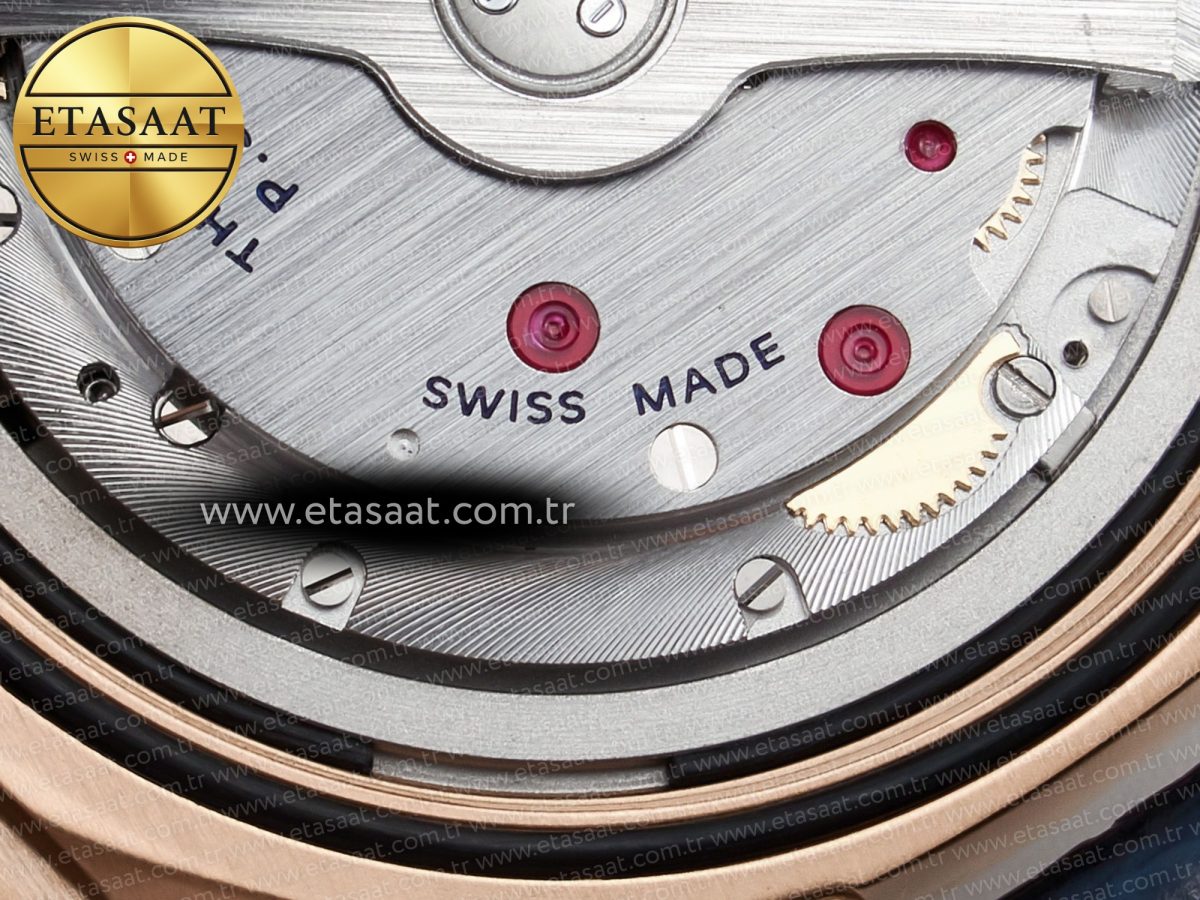 Penerai PAM1112 W TTF 1:1 Best Edition on Blue Leather Strap P9010 - Görsel 25