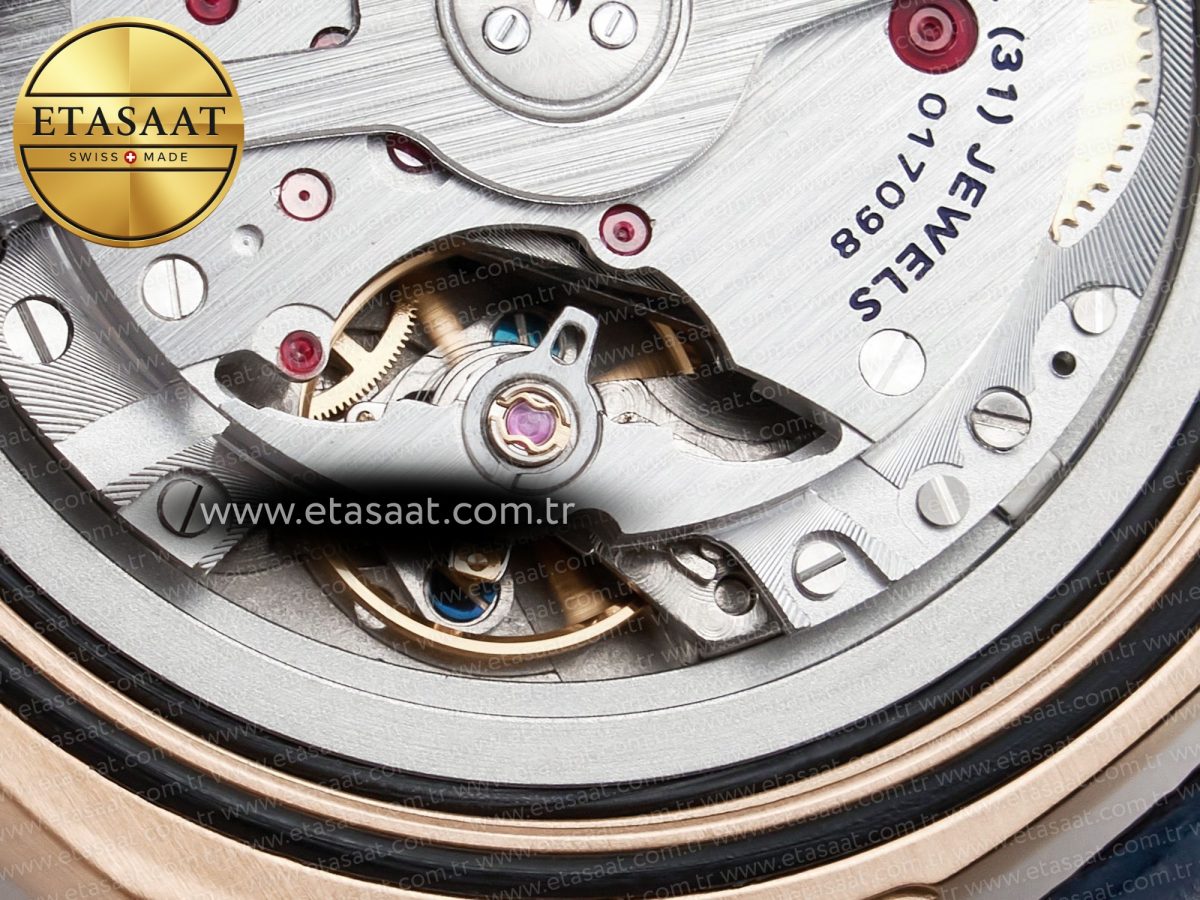 Penerai PAM1112 W TTF 1:1 Best Edition on Blue Leather Strap P9010 - Görsel 26