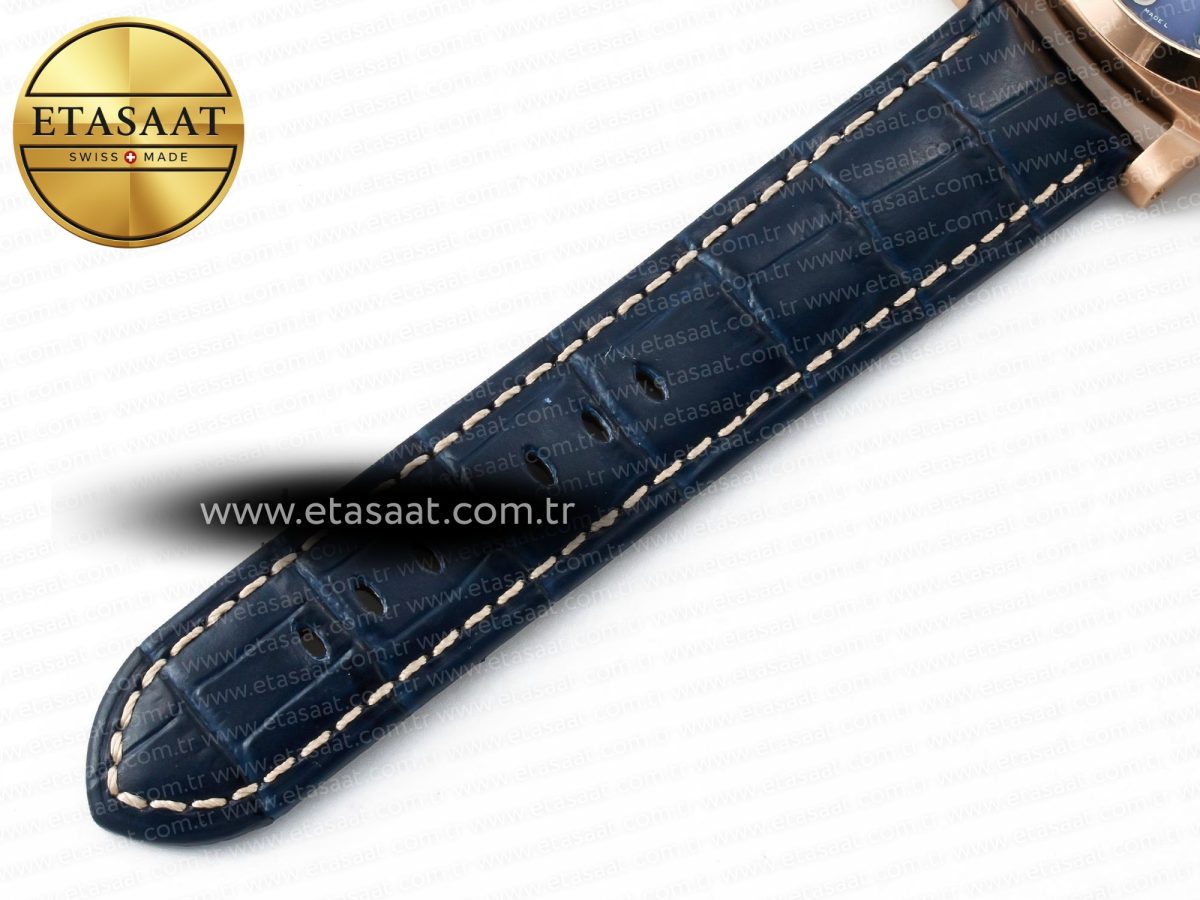 Penerai PAM1112 W TTF 1:1 Best Edition on Blue Leather Strap P9010 - Görsel 27