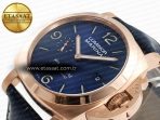 Penerai PAM1112 W TTF 1:1 Best Edition on Blue Leather Strap P9010 - Görsel 6