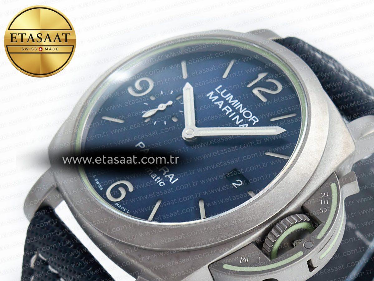 Penerai PAM1117 W TTF 1:1 Best Edition on Blue Nylon Strap P9010 - Görsel 6