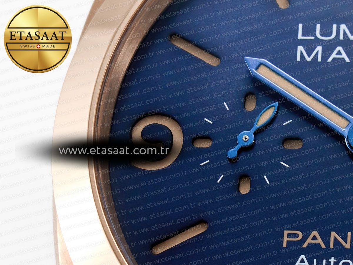 Penerai PAM1157 W TTF 1:1 Best Edition on Blue Leather Strap P9010 - Görsel 10