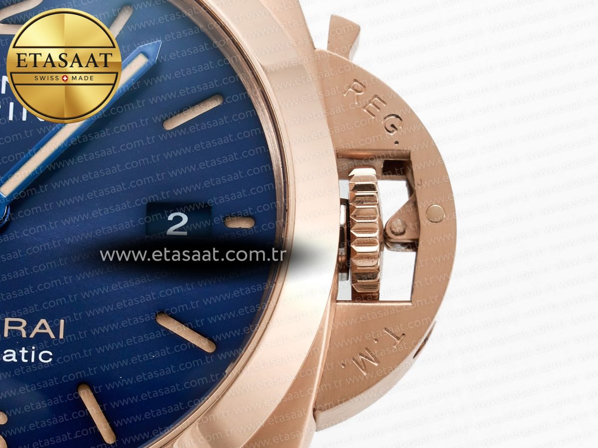 Penerai PAM1157 W TTF 1:1 Best Edition on Blue Leather Strap P9010 - Görsel 11
