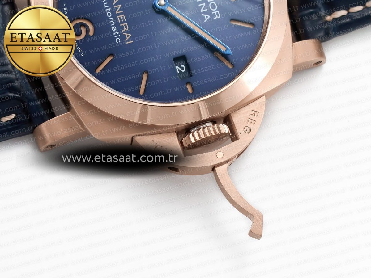 Penerai PAM1157 W TTF 1:1 Best Edition on Blue Leather Strap P9010 - Görsel 13