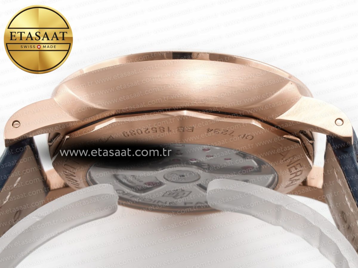 Penerai PAM1157 W TTF 1:1 Best Edition on Blue Leather Strap P9010 - Görsel 15