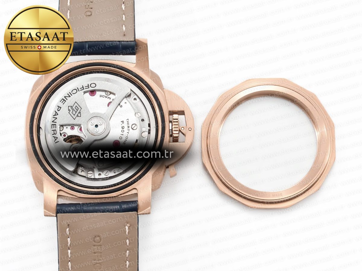 Penerai PAM1157 W TTF 1:1 Best Edition on Blue Leather Strap P9010 - Görsel 18