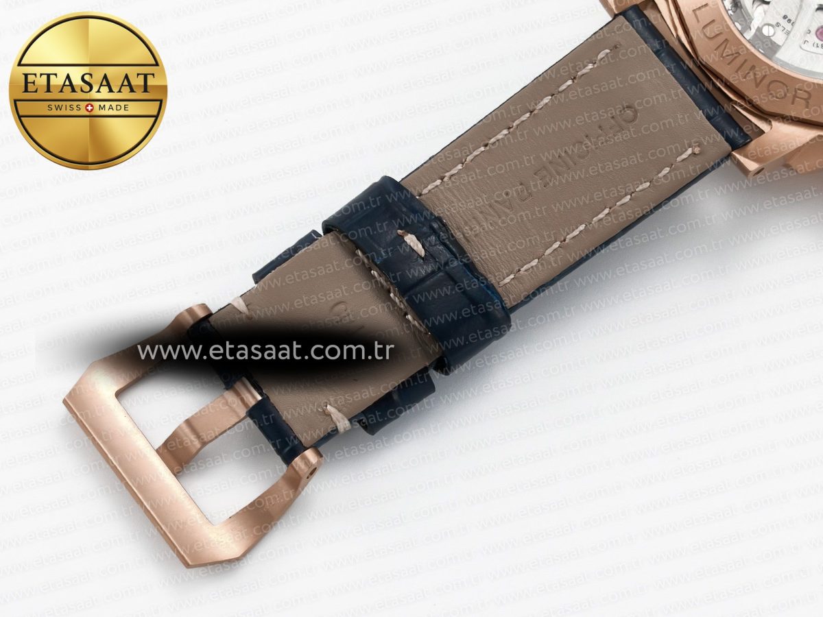 Penerai PAM1157 W TTF 1:1 Best Edition on Blue Leather Strap P9010 - Görsel 29
