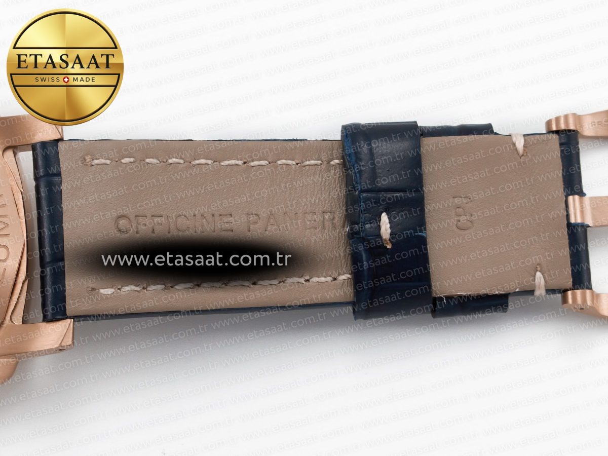 Penerai PAM1157 W TTF 1:1 Best Edition on Blue Leather Strap P9010 - Görsel 30